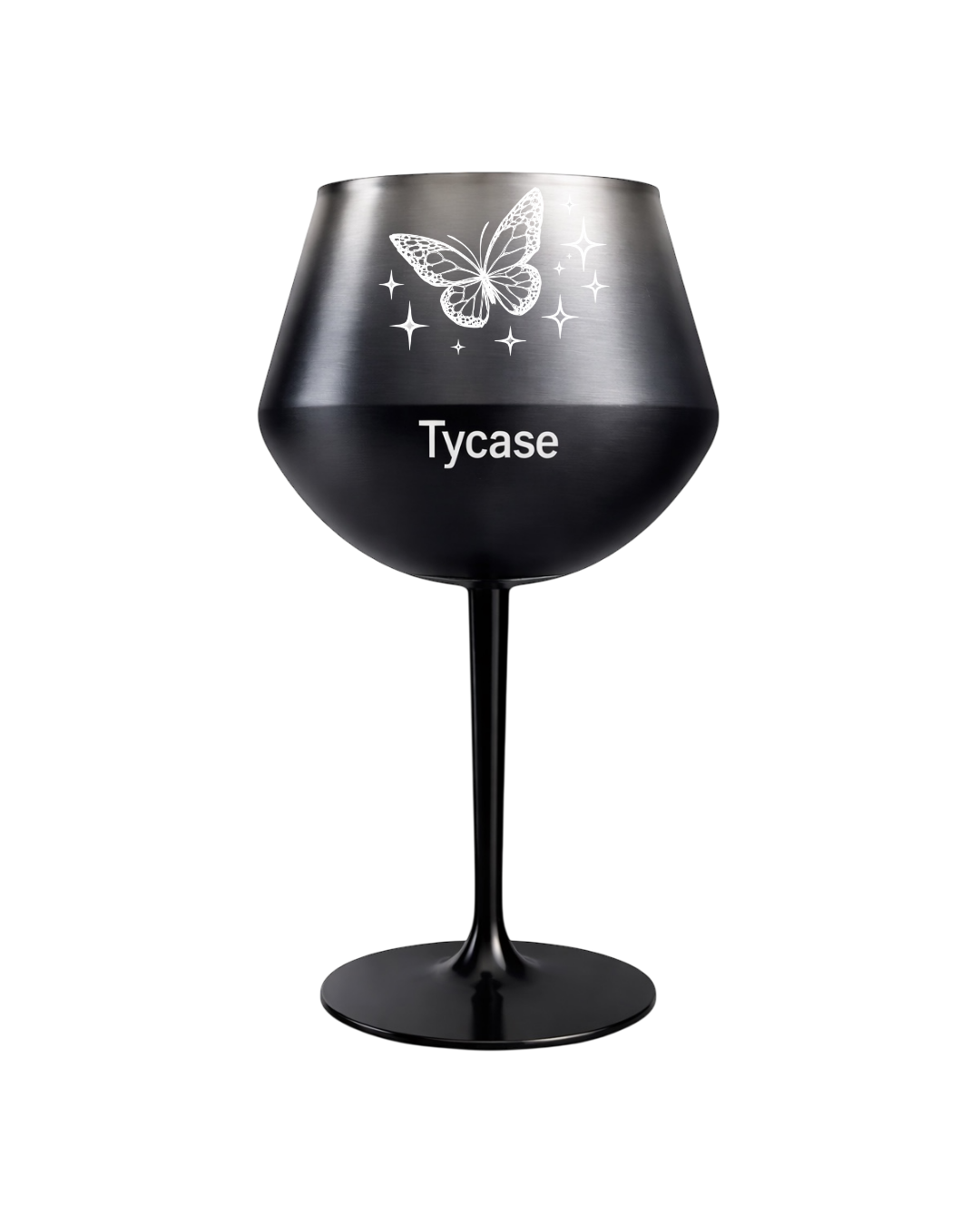 Taça Térmica - Vibe Drink Preta - Borboleta 400mL