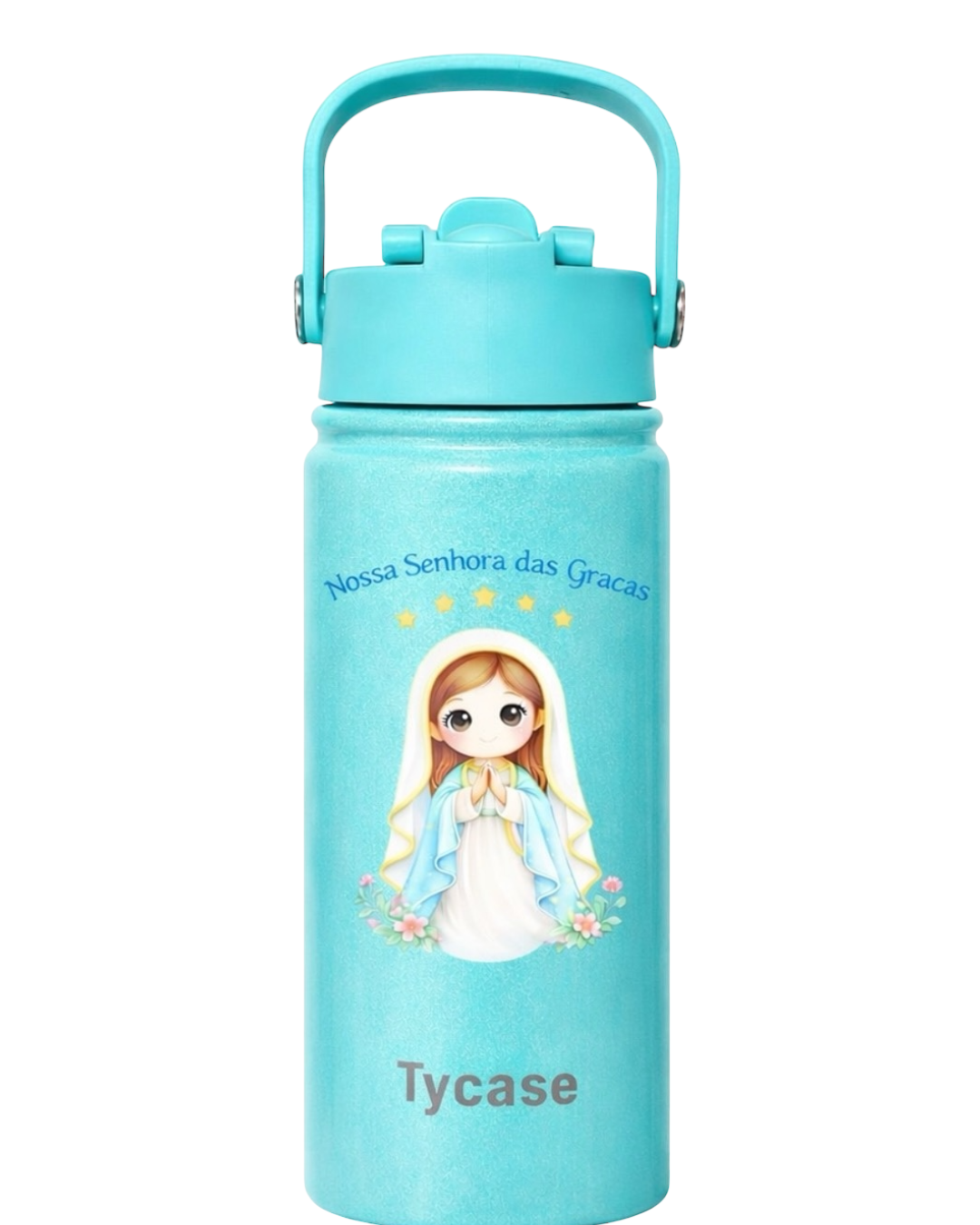 Garrafa Térmica Mini - Candy Colors - Santa 350mL