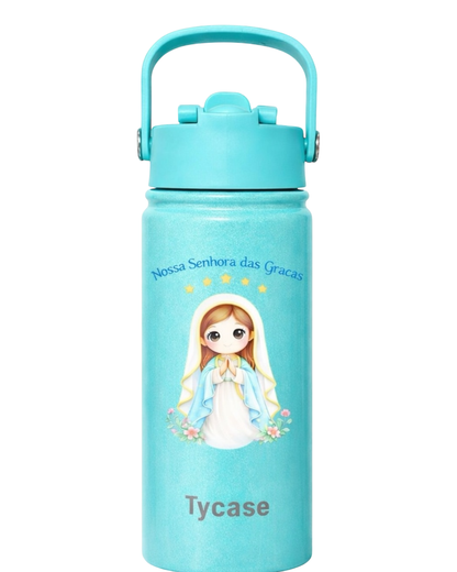 Garrafa Térmica Mini - Candy Colors - Santa 350mL