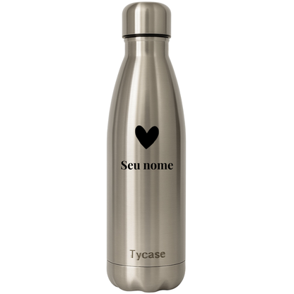 Garrafa Térmica Titanium - Coração 500mL