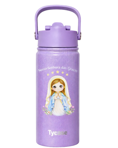 Garrafa Térmica Mini - Candy Colors - Santa 350mL
