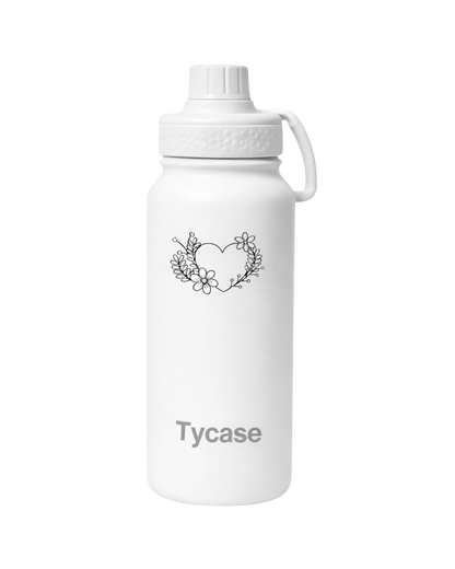 Garrafa Térmica - Viva - Coração Floral 900mL