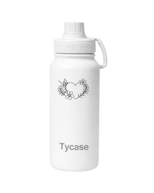 Garrafa Térmica - Viva - Coração Floral 900mL