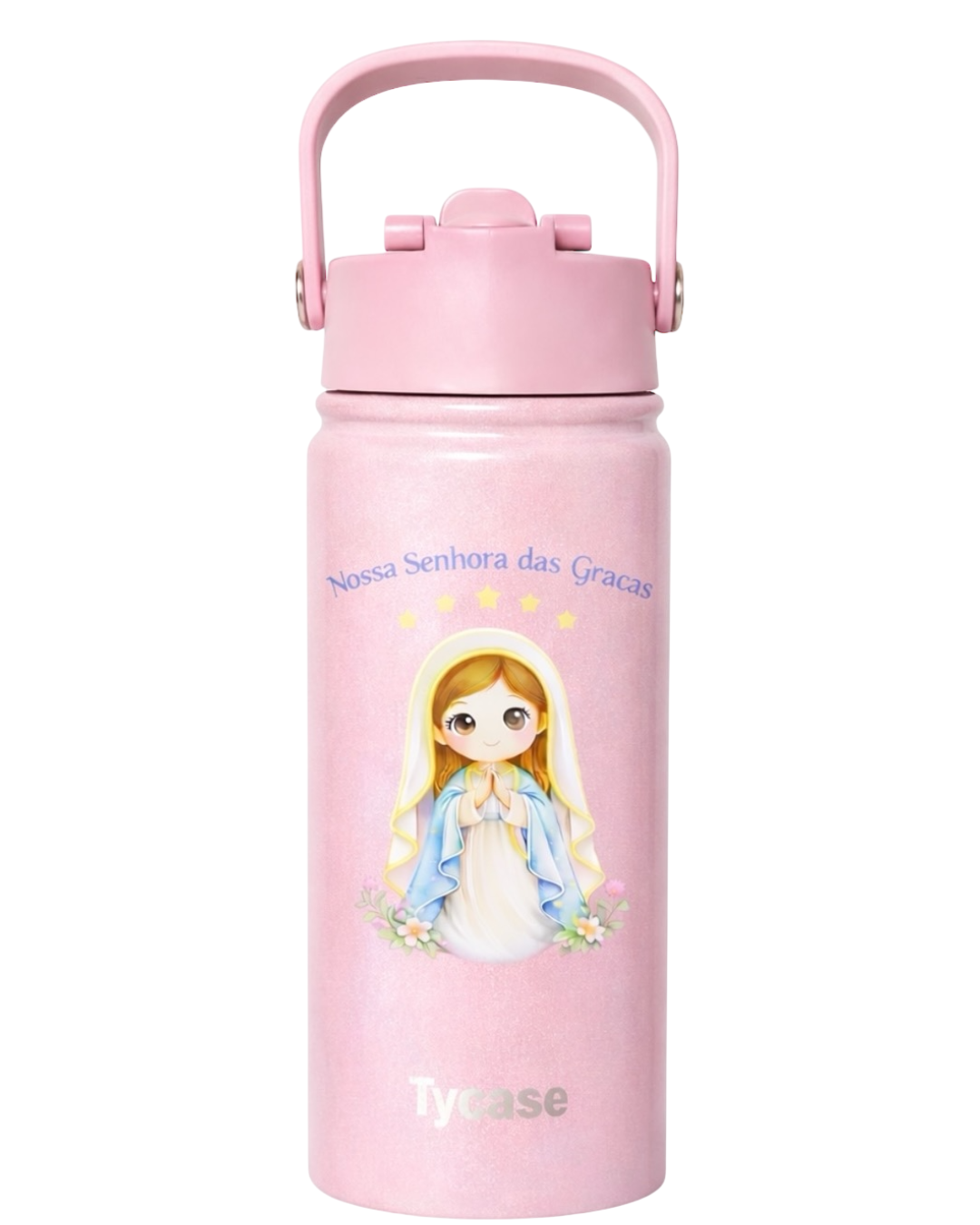 Garrafa Térmica Mini - Candy Colors - Santa 350mL