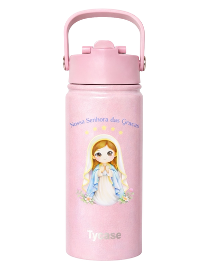 Garrafa Térmica Mini - Candy Colors - Santa 350mL