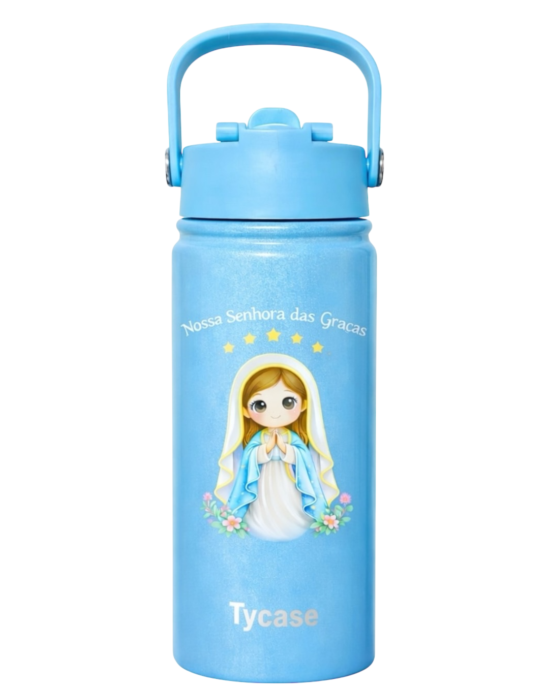 Garrafa Térmica Mini - Candy Colors - Santa 350mL
