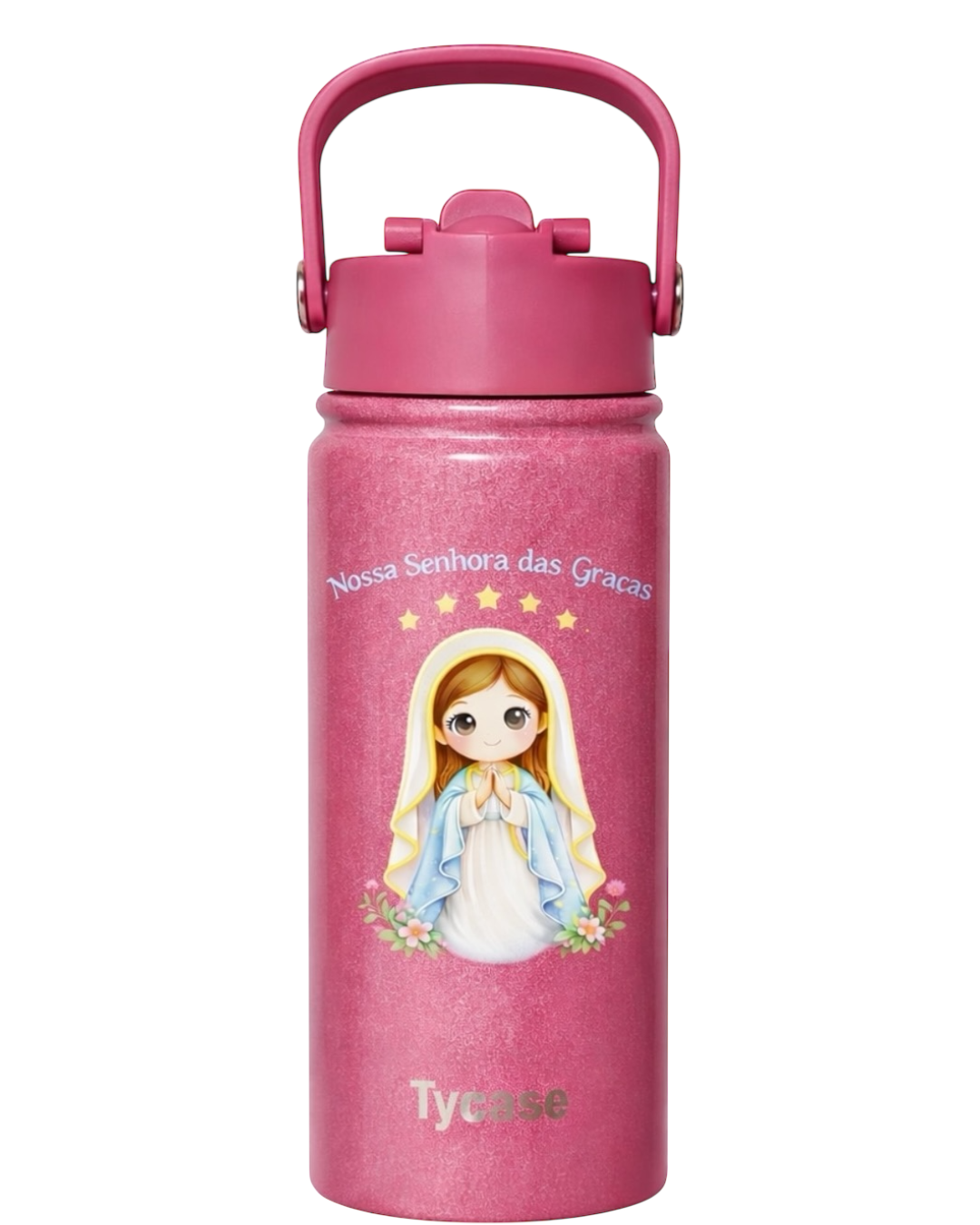 Garrafa Térmica Mini - Candy Colors - Santa 350mL