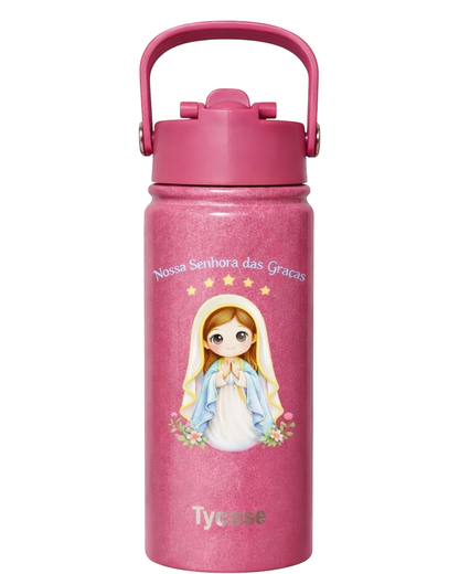 Garrafa Térmica Mini - Candy Colors - Santa 350mL