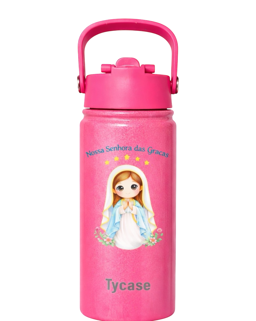 Garrafa Térmica Mini - Candy Colors - Santa 350mL