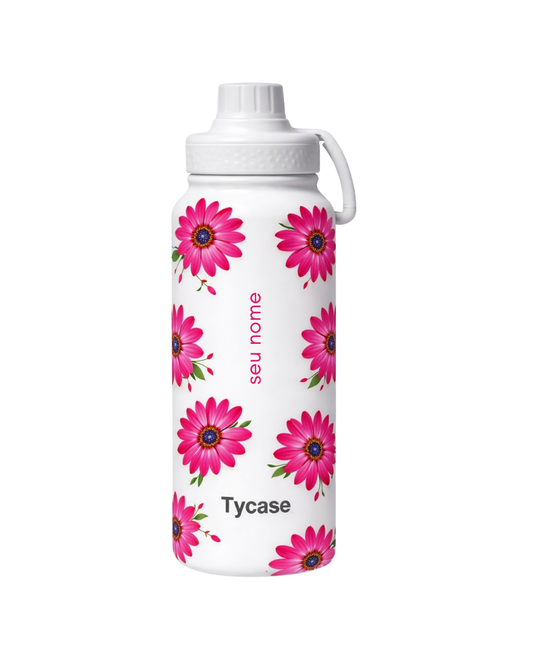 Garrafa Térmica - Viva - Margarida Estilizada 900mL