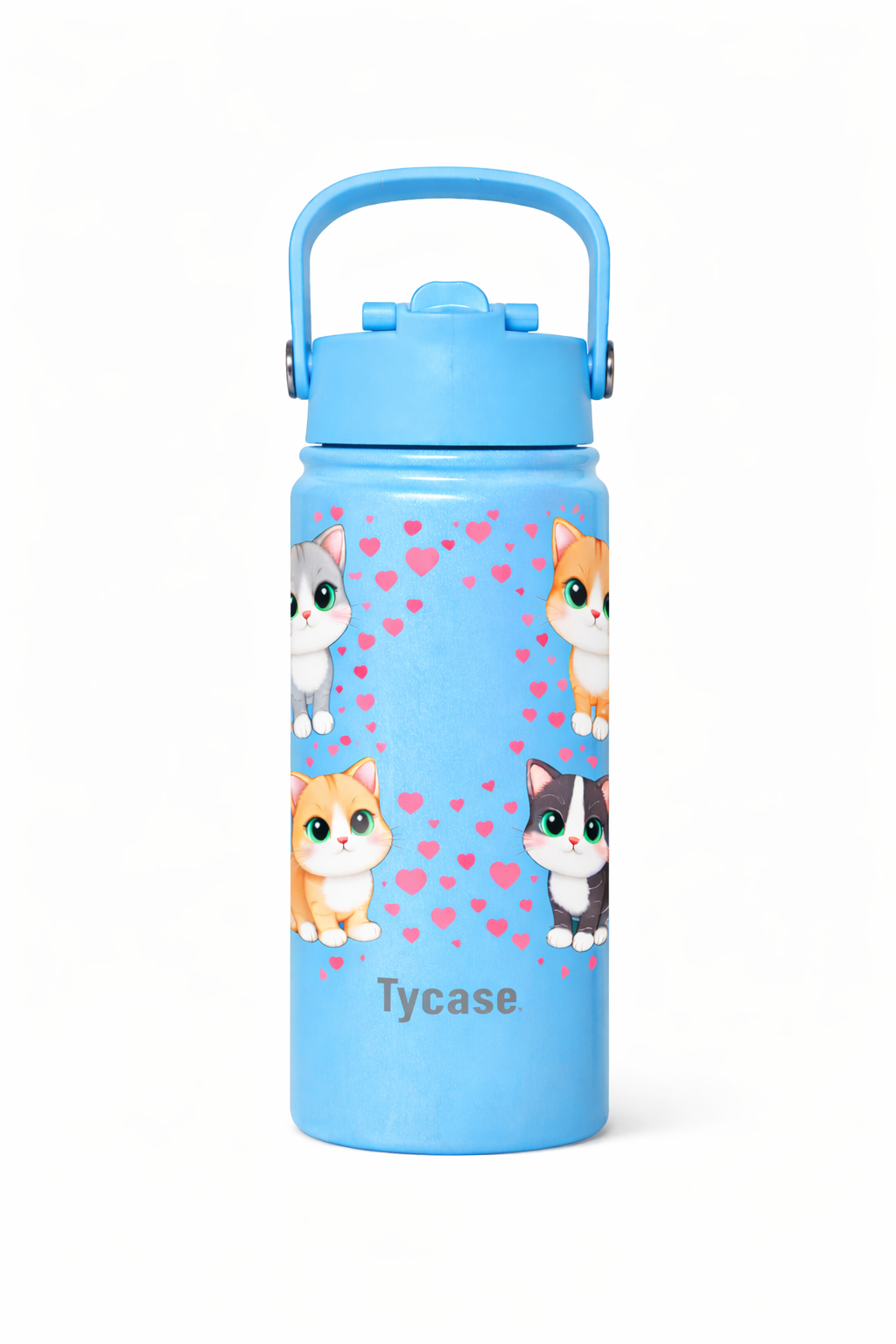Garrafa Térmica Mini - Candy Colors - Gatinhos 350mL
